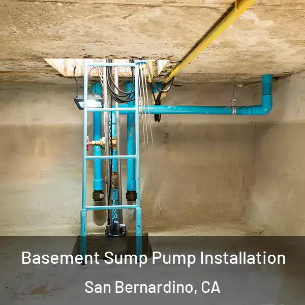 Basement Sump Pump Installation San Bernardino, CA